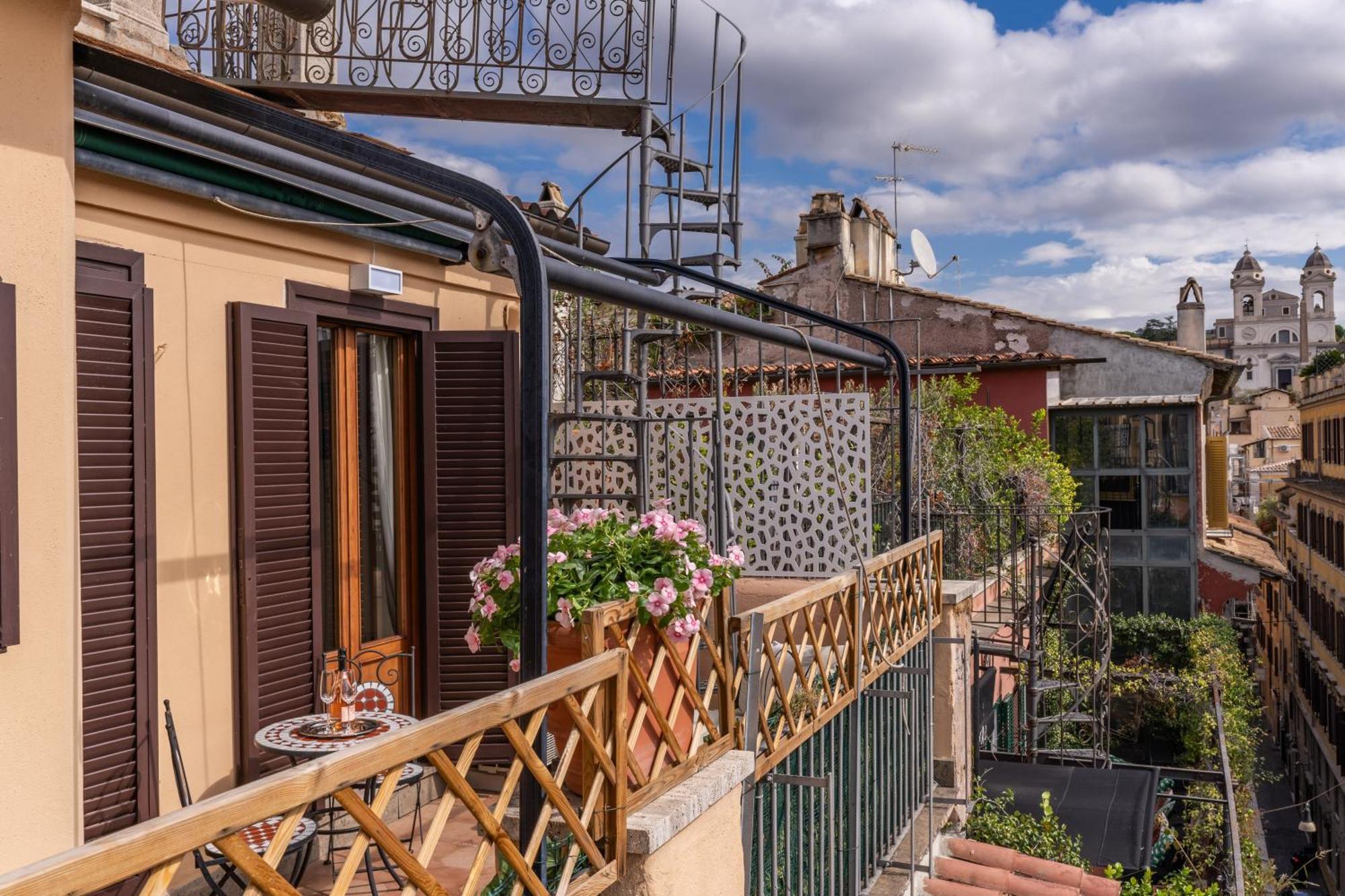 Twilight Terrace - Piazza Di Spagna Rome Bagian luar foto